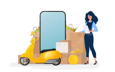 pngtree-delivery-collage-with-girl-scooter-food-and-boxes-vector-png-image_12210631